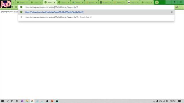 #Cricket IPL Score APP using Python, Real Time Score #Python Tutorial # Real Project ,mi vs srhscor