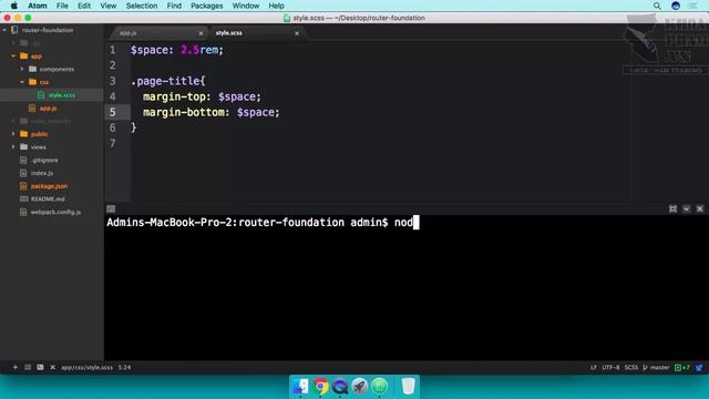React Router & Foundation - Bài 16: Làm việc với foundation scss смотреть онлайн