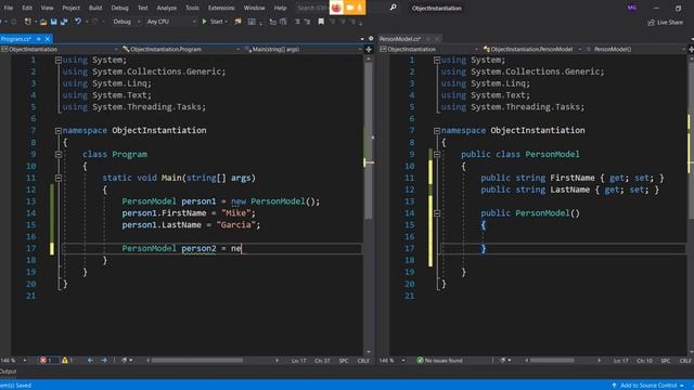 Classes, Objects, Instantiation, Initialization смотреть онлайн