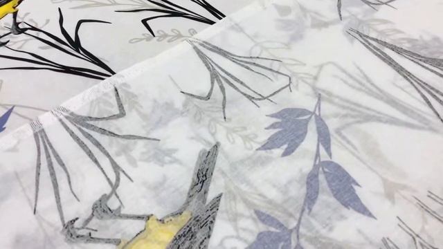 Бязь "Синичка-птицы" (комп.) ш.2.2м, хлопок-100%, 120гр/м.кв АРТ 17871 смотреть онлайн