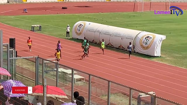 Girls 100m. Heat 2. Zone 4. Ashanti Region Inter-Co. 2024. смотреть онлайн