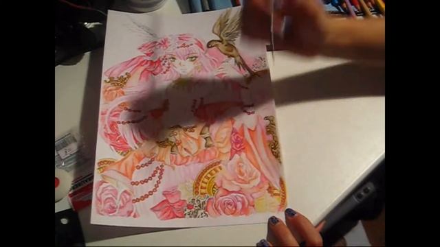 Как рисовать акварельными карандашами Аниме смотреть онлайн