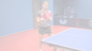 Урок 9. Завершающий удар справа. Удар по свече в настольном теннисе. Сабитова - Зарыпова.