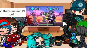 Friday night Funkin characters react to FNF memes and animation mods part 4