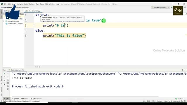 if else Statement in Python || Tutorial - 28 || Python Tutorial