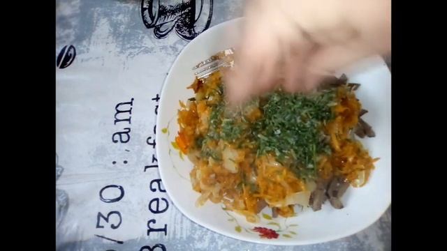 Салат с печенью. смотреть онлайн