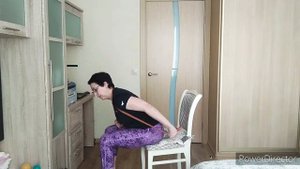 Комплекс упражнений с резиновой петлей
