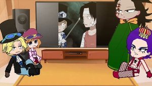 PAST REVOLUTIONARY ARMY react to ASL + ACE'S DEATH? ||??&??|| GACHA ONE PIECE ?☠️