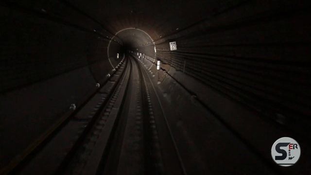 Из кабины машиниста по Солнцевской линии / Петровский парк - Рассказовка/ Метро / Москва смотреть онлайн