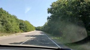 Дорога до Новороссийска. Трасса проходит по живописным местам, что просто глаз не оторвать.