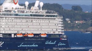 Cruise Ship MEIN SCHIFF 5 leaving A Coruña