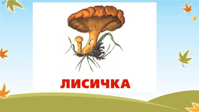 Съедобные грибы (для дете4-6 лет) смотреть онлайн