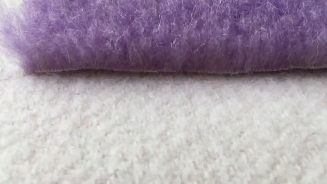 Шерстяной мех из овечьей шерсти. Цвет лаванда. смотреть онлайн