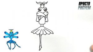 Рисуем МИСС ЛУНА из Garten Of Banban 3