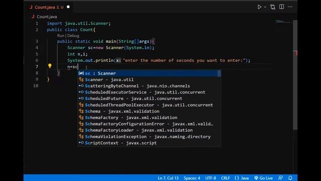 Count Down Timer in Java смотреть онлайн