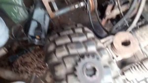 Мини багги с двигателем от мотоблока 15 л.с.//задняя подвеска, коробка. //Обзор задней ходовой.