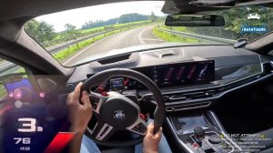 2024 BMW X5M COMPETITION with NEW V8 is FAST! - TOP SPEED on AUTOBAHN