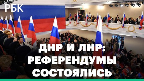 В ЛНР и ДНР признали референдумы состоявшимися
