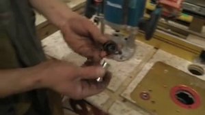 Извлечение цанги из гайки