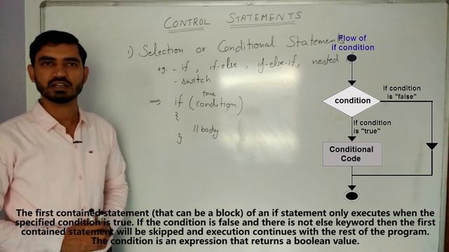 Control Statements in Java by Deepak - Part 1(Hindi)