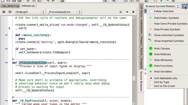 The Source Browser in Wing IDE смотреть онлайн