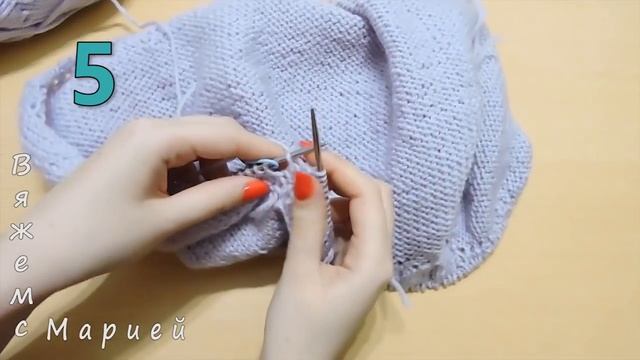 Детская кофточка (кардиган) спицами //Часть 3//Baby jacket knitting смотреть онлайн