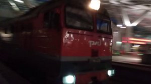 Поезд № 306 Сухум – Москва под 2ТЭ116У-0238, станция Имеретинский Курорт