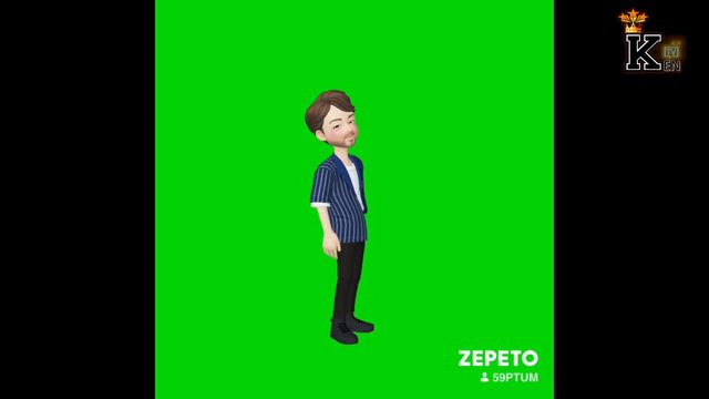 ZEPETO 3D AVATAR IN GREEN SCREEN BACKGROUND | FREE ANDROID/IOS APP смотреть онлайн