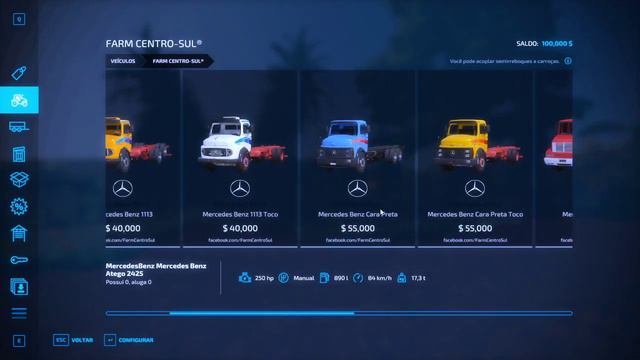 Apresentando Mods  LIBERADO PACK MERCEDES BENZ FS 22{ PC) FARMING SIMULATOR 22