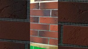 Гибкий кирпич плитка на сетке