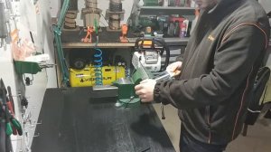Заточка цепи на бензопиле STIHL (штиль), напильники Штиль, заготовка