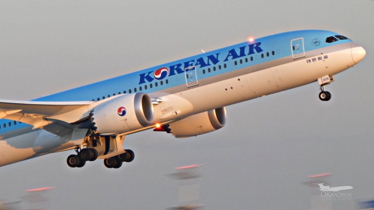 Боинг 787 Korean Air из Сеула в Шереметьево