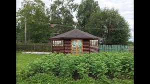 Строительство шестиугольной беседки Часть 5  Завоз сайдинга, обшивка сайдингом