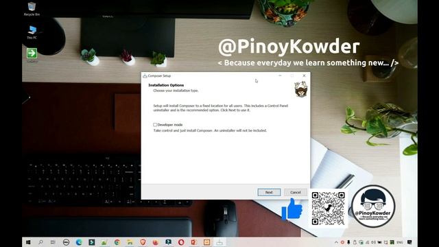 「PinoyKowder」Laravel Tutorial Series - #2 How to Install Composer for Laravel Web Project Tagalog
