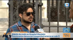 Móvil Arriba Gente – Intento de motín en el Hospital Vilardebó