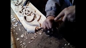 Резьба по дереву. Делаю цветочное панно