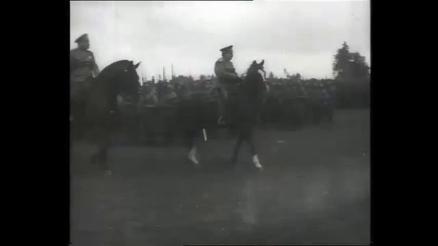 Кинохроника. 1916 г. Северный фронт. Радко Дмитриев. Northern front. Radko Dmitriev