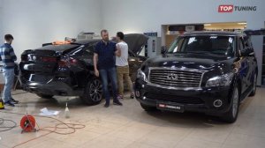 Тюнинг оптики Infiniti QX56 – Bi LED Max Beam MTF
