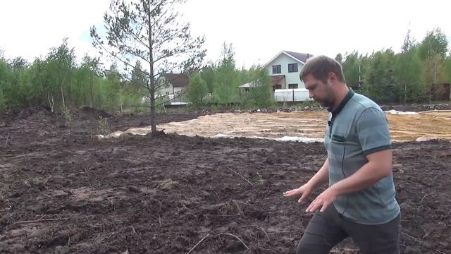 Отсыпка и поднятие участка, цена осушения торфяного участка