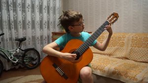 Маленький ковбой (классическая гитара) - А.Винницкий