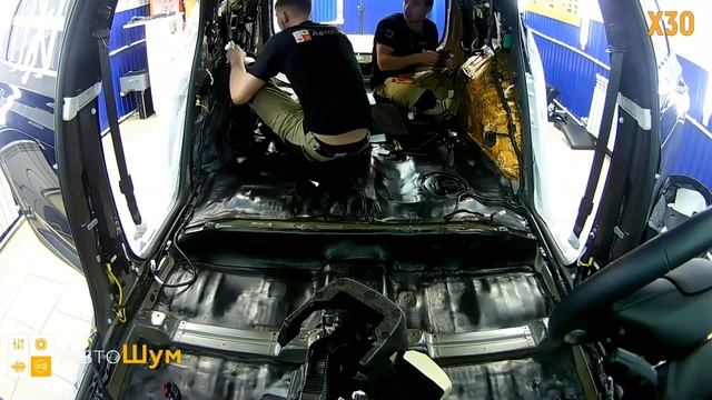 Шумоизоляция Hyundai Santa Fe за 1 день. Уровень Экстра. АвтоШум.