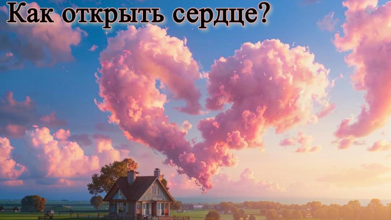 Как открыть сердце?
Ответ от ЯАЭЛЬ АДИ✨