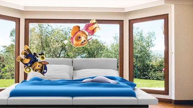 Песенка для детей Пять щенков прыгали в кроватке. Песенка Щенячий патруль. Детская песенка смотреть онлайн