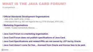 2022 Webinar - How Java Card fits into the SDO landscape