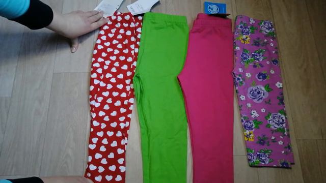 Делаю обзор детских вещей (лосины ) смотреть онлайн