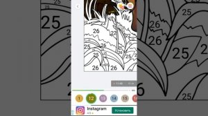 рисую в приложене "раскраски по номерам" #1