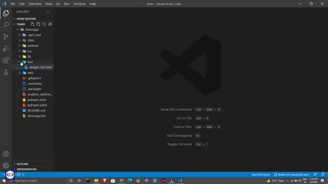 Simple Timer App Flutter. смотреть онлайн