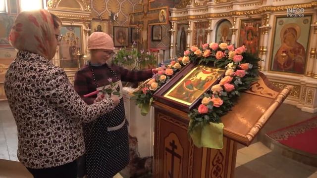 Храмовая флористика Украшение иконы к рождеству Девы Марии 20 сент 2019 смотреть онлайн