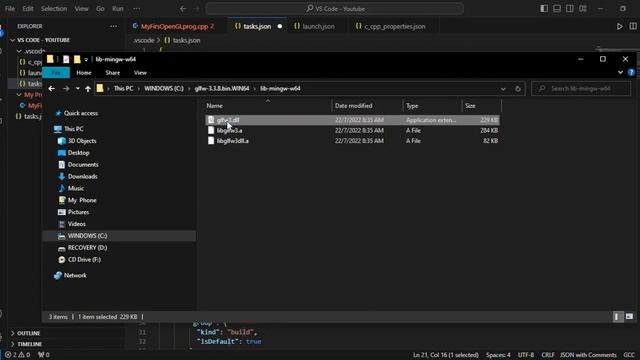 How to setup VS Code to run OpenGL Code (Harder way?) смотреть онлайн