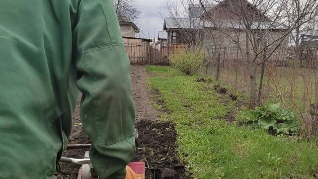 Вспашка участков непонятных форм.
